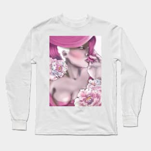 Pink peonies Long Sleeve T-Shirt